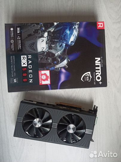 Видеокарта rx 580 8gb sapphire nitro
