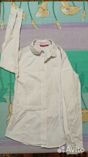 Школьная рубашка 140