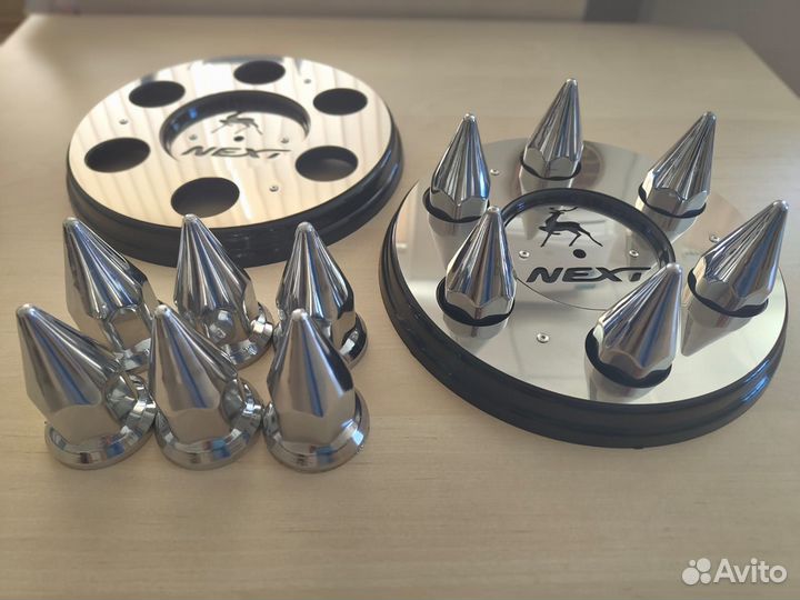 Колпаки на газель хром нержавейка + пики