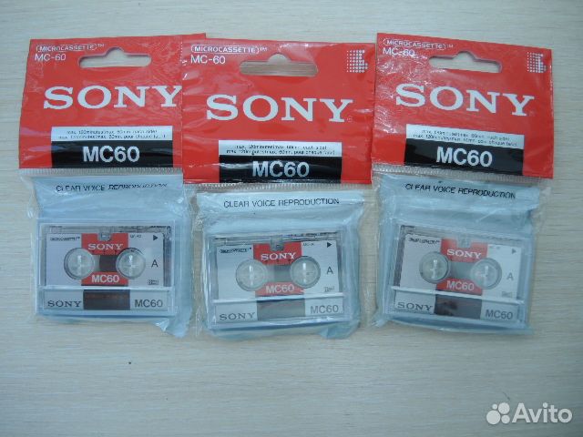 Аудио и микро кассеты sony. (новые)