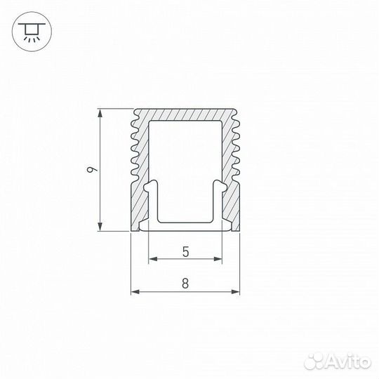 Короб накладной Arlight SL-mini 36832