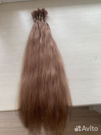Волосы натуральные срез 53 см