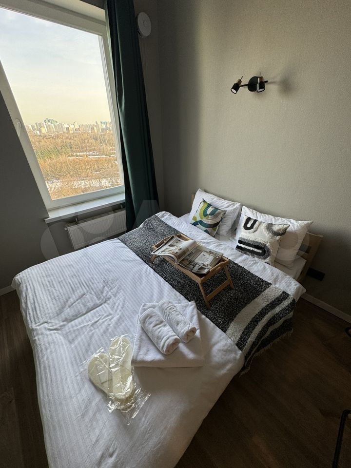 Квартира-студия, 20 м², 2 кровати