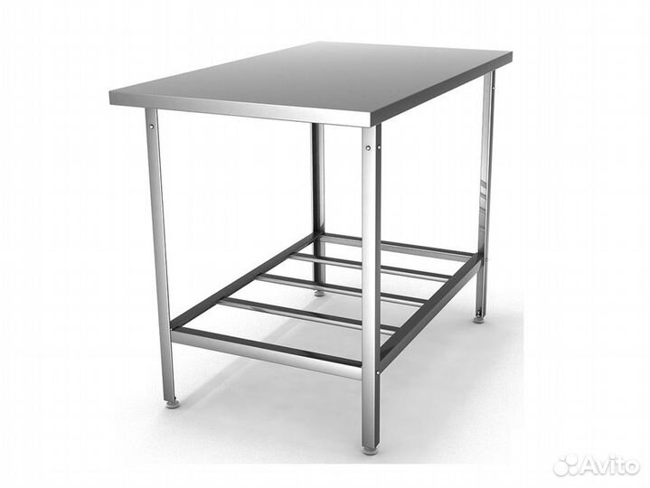 Стол нейтральный из нержавейки 100х60х87