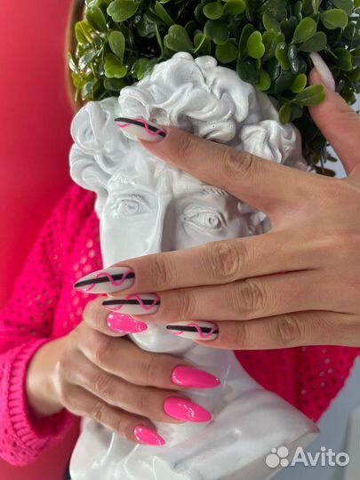 Маникюр гель лак, наращивание, педикюр