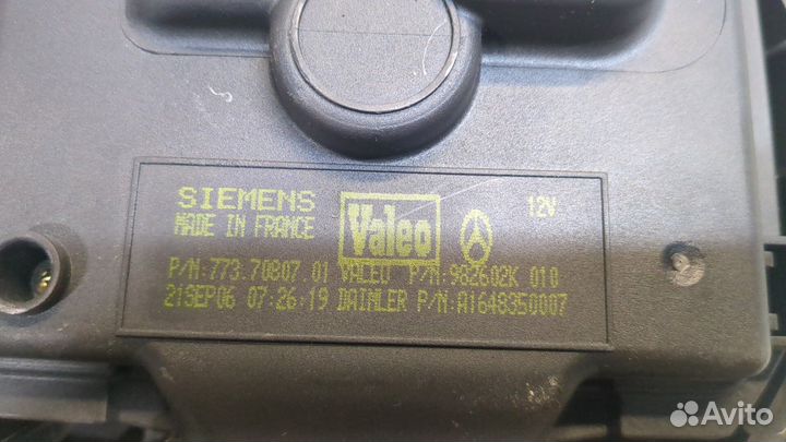 Двигатель отопителя Mercedes ML W164, 2007