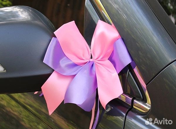 Свадебные украшения на машину (комплект)