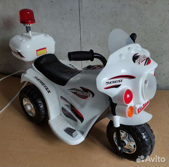 Детский трёхколёсный электромотоцикл Kreiss