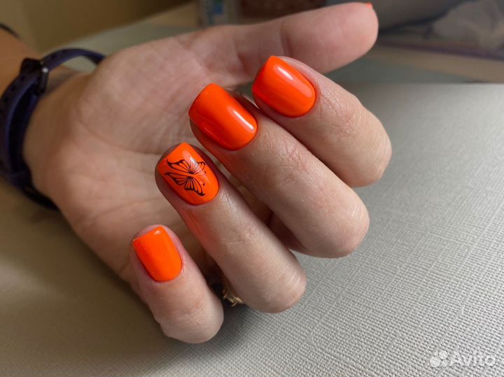 Маникюр, шеллак педикюр гель лак Наращивание ногте