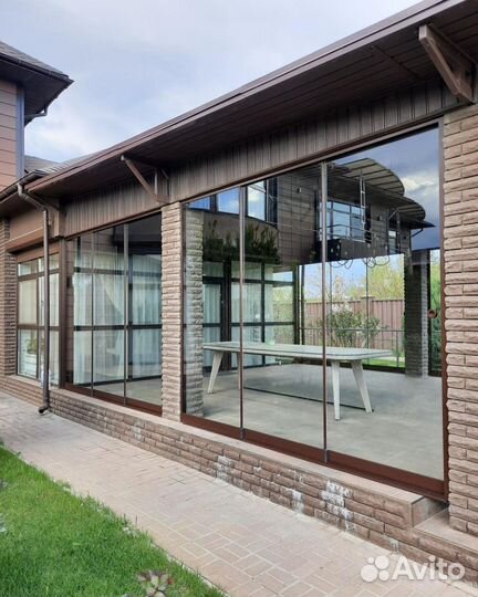 Остеклить беседку