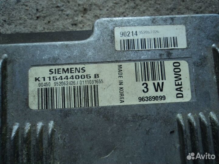 Эбу Daewoo Matiz 0.8