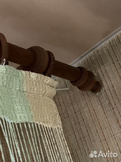 Карниз гардина цвет темный дуб дерево