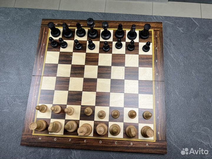 Шахматы баталия, 50мм С утяжеленными фигурами