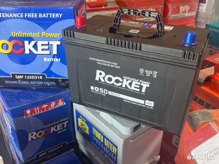 Аккумулятор rocket SMF 125D31L 100 Ач 830A о.п