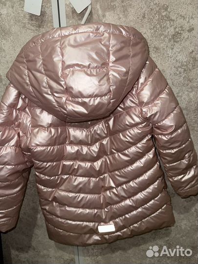 Куртка пальто для девочки демисезонная 110