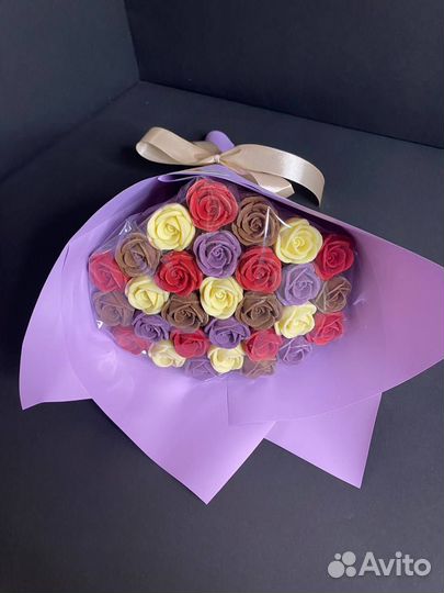 Букет Шоколадных Роз для Самых Любимых - 29 шт