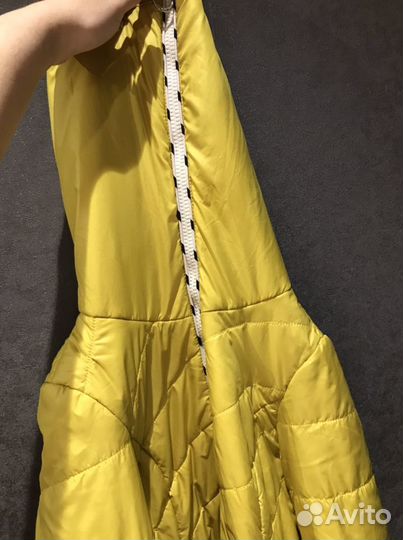 Куртка детская горчичного цвета 9-10 л 134-140 см