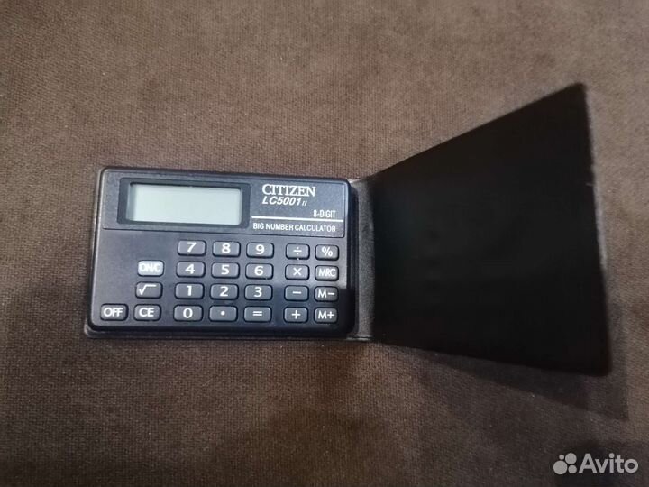Калькулятор Citizen солн батарея