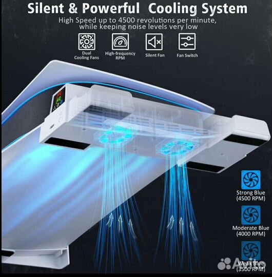 Новая охлаждающая подставка с зарядкой для Ps5