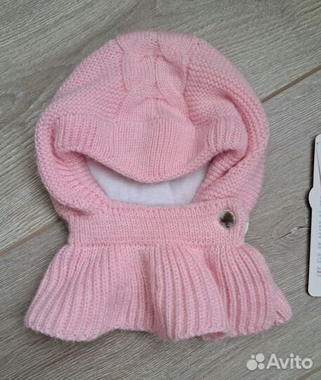 Шапка на кнопке деми 38-40р