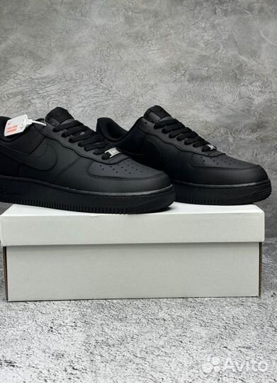 Кроссовки Nike Air Force 1 Supreme Black