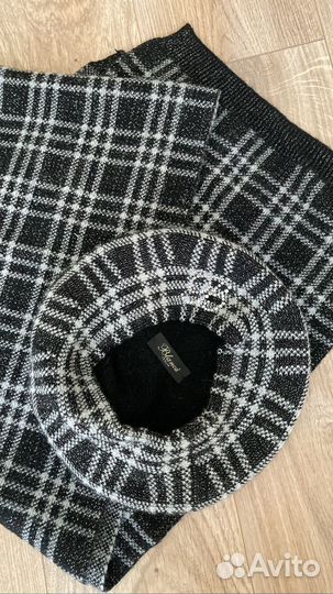 Шапка женская с шарфом