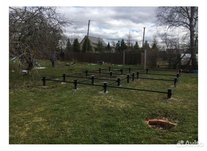 Винтовые сваи под ключ установка