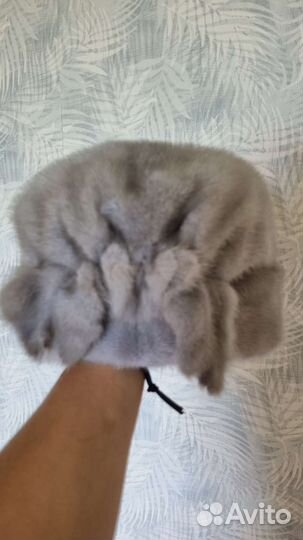 Шапка норковая женская