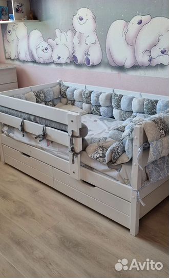 Бортики в кроватку