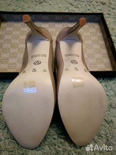 Туфли новые натуральный лак