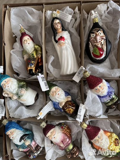 Набор елочных игрушек Белоснежка Inge glass