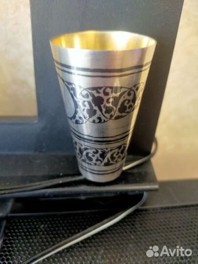 Стопка, серебро 875 пробы