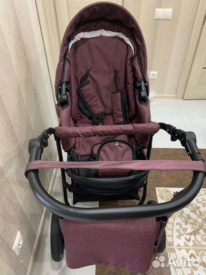 Коляска 2 в1 Pituso Nino короб + прогулка Purple +