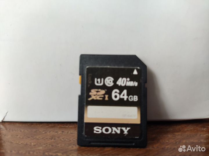 Карта памяти Sony sdxc 64Gb
