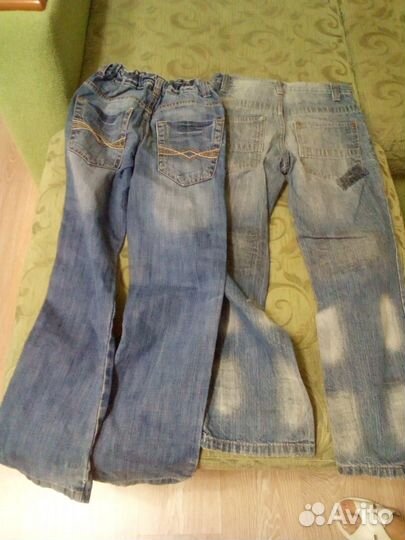Джинсы на мальчика 11-13 лет