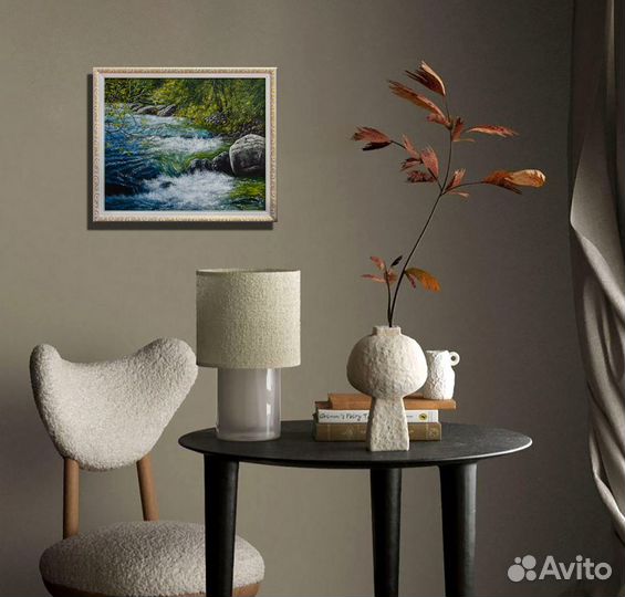 Картина на холсте акриловыми красками