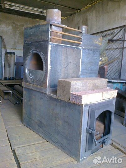 Лучшая печь для бани бак и дымоход
