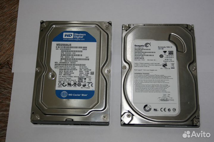 Жесткие диски HDD 80 160 320 250 500 1000
