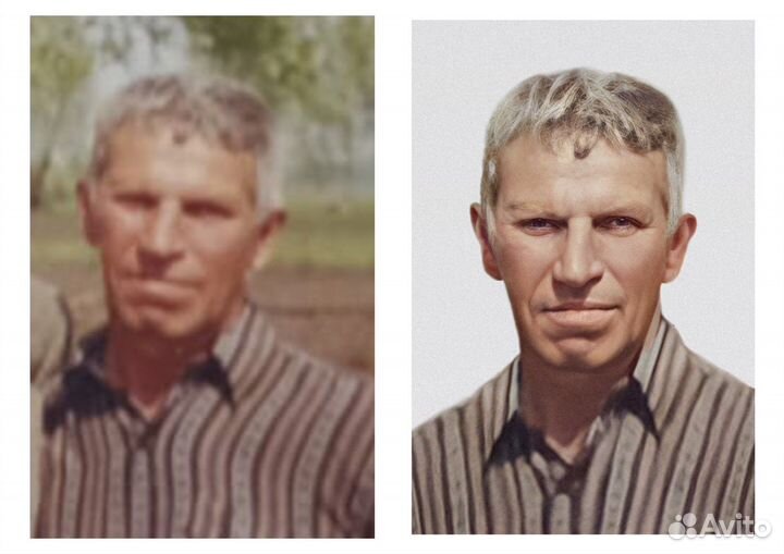 Реставрация, ретушь и колоризация фото