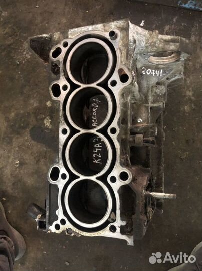 Блок двигателя в сборе шорт блок Аккорд K24A