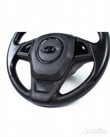 Руль барс 2108,2109,2114 глянец,карбоновый