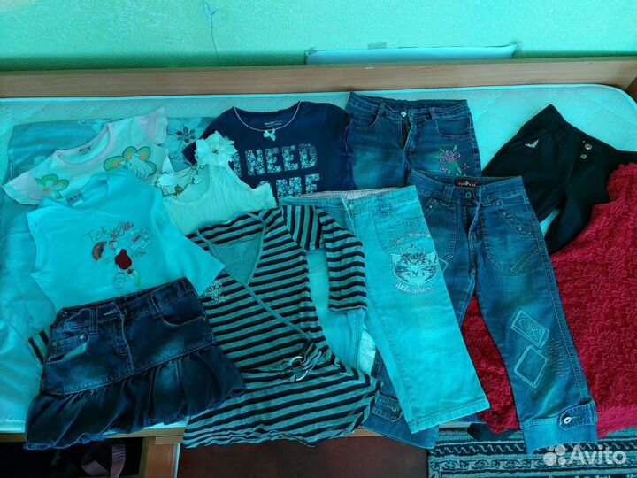 Детские вещи пакетом для девочки 110 116