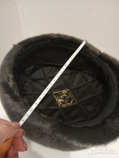 Норковая шапка мужская