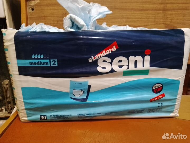 Памперсы для взрослых seni 2,3