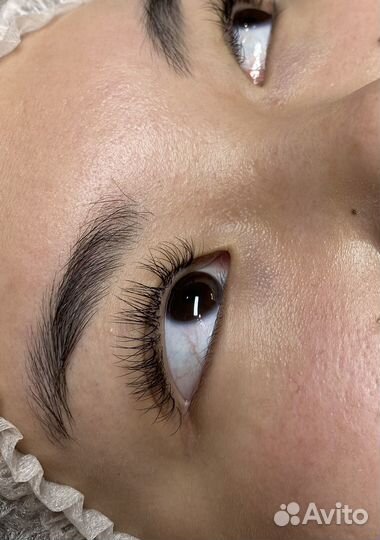 Наращивание ресниц(классика)