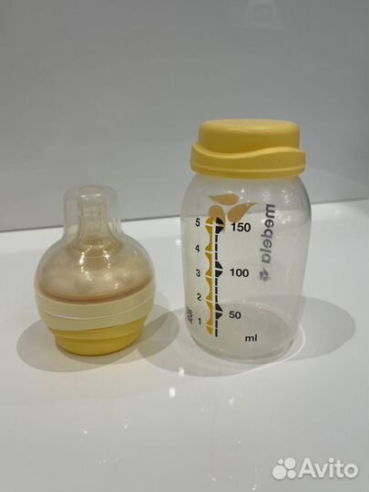 Молокоотсос medela harmony ручной с соской calma