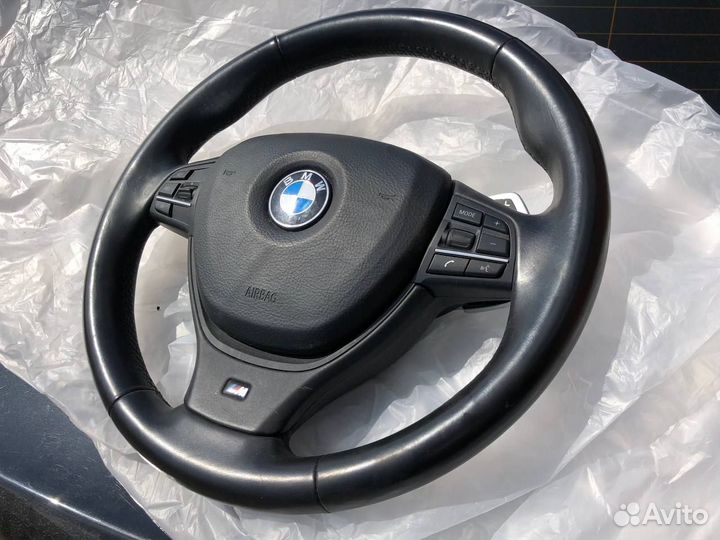 Спорт Руль Bmw 5 F10 F06 F07 F12 с лепестками