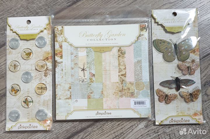 Бумага для скрапбукинга Prima и Pink Paislee