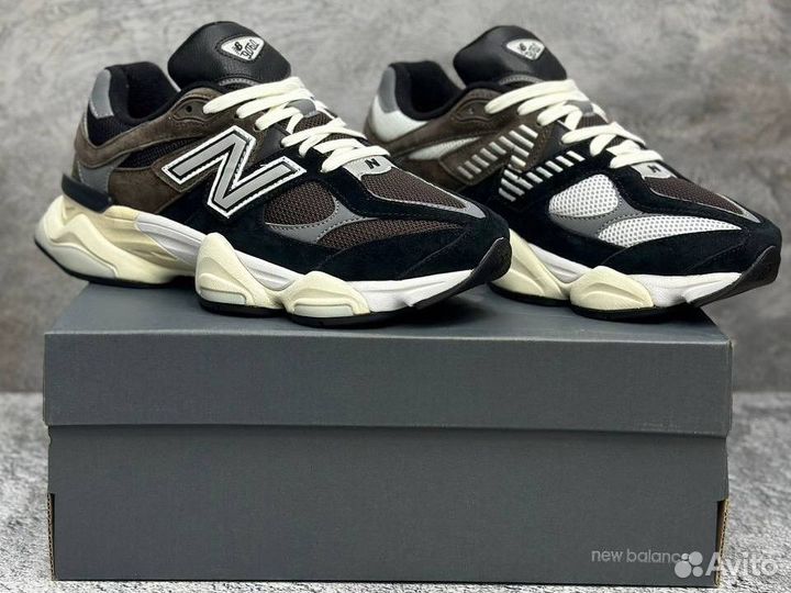 Кроссовки New Balance 9060 Brown Black (36-45)