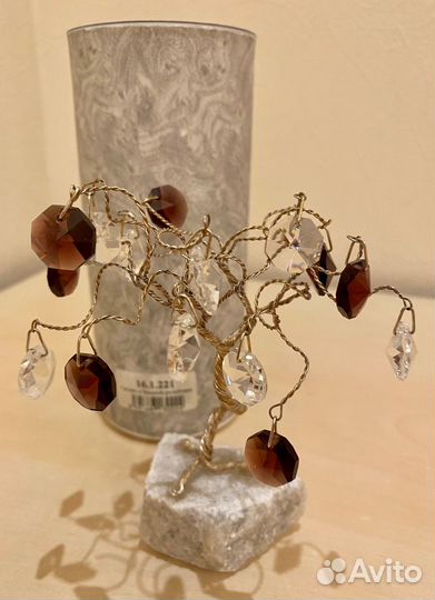 Бонсай из чешского стекла